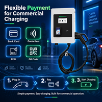 EVEGO Chargeur rapide DC 40 kW pour VE, Terminal de point de vente certifié ISO15118, CCS2 OCPP 2.0.1, à une seule prise, pour parking commercial, nouveau, écran tactile 7 pouces
