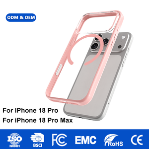 Étui de téléphone magnétique Laudtec OEM en TPU+PC, toucher confortable, finition mate ou ultra-transparente, pour iPhone 16 17 18 Pro/ Pro Max - Product Image 4