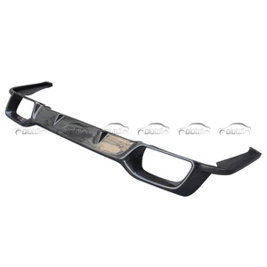 Real Carbon Fiber Rear <b>Diffuser</b> Bumper Chin Lip Spoiler Splitters for BMW F98 X4M 2019 - 2021 <b>Car</b> Styling - Product Image 3