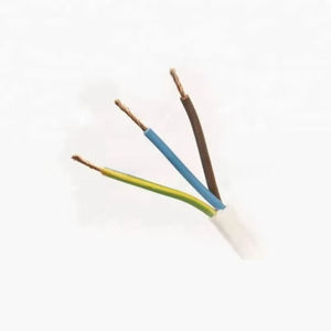 Câble d'alimentation à conducteurs en cuivre multiconducteurs, isolation et gaine en PVC, pour usage en décoration intérieure - Product Image 4