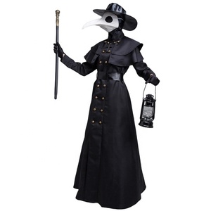 Costume d'Halloween pour adulte, Médecin <span class=keywords><strong>de</strong></span> <span class=keywords><strong>la</strong></span> <span class=keywords><strong>Peste</strong></span> médiéval steampunk, bec <span class=keywords><strong>de</strong></span> corbeau, homme-oiseau, pour cosplay, fête et spectacle - Product Image 3