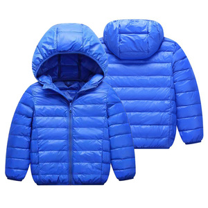 2021 nuova moda inverno bambini tinta unita manica lunga cappotti bambina giacca bolla cappotto imbottito Puffer bambini giacche - Product Image 3