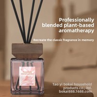 Diffuseur d'arômes sans flamme pour chambre à coucher, décoration d'intérieur, parfum en rotin haut de gamme pour armoire, désodorisant floral pour toilettes
