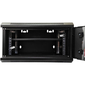 6U Wall Mount Rack <b>Cabinet</b> 53x40x30cm With Glass Door For <b>Network</b> Equipment - Product Image 2