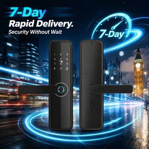 Electronic Digital <b>Locks</b> <b>Sliding</b> <b>Door</b> Smart <b>Lock</b> with Security Wifi Hotel Main Fingerprint Aluminum Tuya <b>Door</b> Smart <b>Lock</b> - Product Image 1