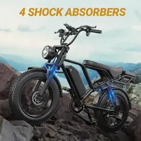 HEADEER Best Seller Vélo Électrique 750W, VTT Tout-Terrain à Pneus Larges 20 Pouces, E-bike Entrepôt USA