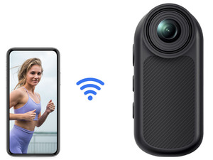 2.5K 1080P Vlog Mặc Mặc Nam Châm Video Go3 Mini Ngón Tay Cái Túi 3 Máy Ảnh Cơ Thể Hành Động Pro Phụ Kiện Túi Máy Ảnh - Product Image 1