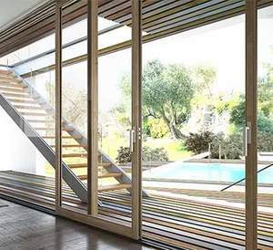 <span class=keywords><strong>Porte</strong></span> coulissante élévatrice à cadre étroit, moderne, pour extérieur, avec grande vue, pour balcon, portes coulissantes élévatrices NFRC - Product Image 5