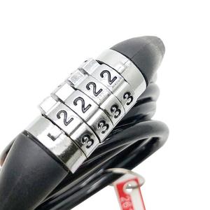 Bicycle <b>Lock</b> Steel <b>Cable</b> 10mm X 120cm Combination <b>Lock</b> Durable Anti Theft For Bike Motorcycle - Product Image 4