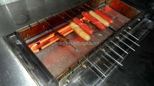 Asador de cerdo sin humo para interiores, asador de gas, barbacoa, pollo, carne, acero inoxidable, máquina vertical, <span class=keywords><strong>parrilla</strong></span> - Product Image 6