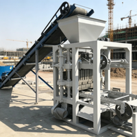 Machine à fabriquer des briques creuses QT4-26 Hongfan, système de vibration puissant à moteur, blocs de qualité supérieure, prix d'usine bas, pour l'Afrique