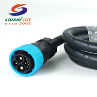 Konektor Tumpuk New Energy M25-2+1+5 40A Inti Tembaga Tahan Korosi Berisolasi PVC Nylon untuk Kabel Rumah