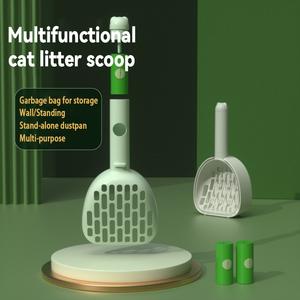 <span class=keywords><strong>พลั่ว</strong></span>ตักทรายแมวในห้องน้ำอเนกประสงค์,อุปกรณ์ทำความสะอาดอุจจาระสัตว์เลี้ยงแบบพกพาทำจากวัสดุ ABS - Product Image 3