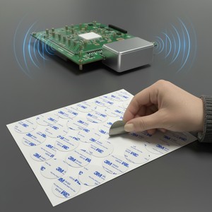 Autocollant antimagnétique en ferrite pour blocage des micro-ondes, blindage électromagnétique pour boîtier métallique portable, anti-interférence - Product Image 1