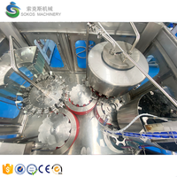 Ligne de production automatique de mise en bouteille d'eau Sokos, machine de purification et de remplissage d'eau minérale