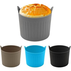 Easy Release Nonstick Bakeware, Silicone Egg Mould Cups, Large Muffin <b>Cases</b> for Air Fryer Baking Ramekins, Cupcakes, Puddings - Product Image 2
