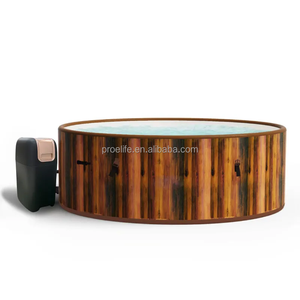 <span class=keywords><strong>Jacuzzi</strong></span> Inflable Moderno con Función Wifi para Spa, Redondo, de PVC con Tecnología Drop Stitch, con Hidromasaje para Jardín/Hogar, Versión Mejorada - Product Image 1