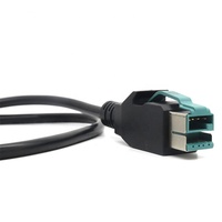 Cable de alimentación USB personalizado de fábrica, 12V/24V a DC 5,5x2,1 o 5,5x2,5 DC, cable de alimentación pos