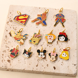 Colgantes con Temática de Dibujos Animados, Aleación de Zinc, Accesorios de Joyería DIY, Dijes Unisex para Regalo - Product Image 3