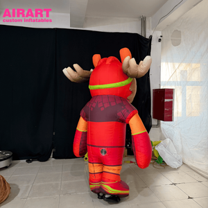Mascota Inflable Comercial de Alce para Caminar, Personalizada para la Copa de Fútbol 2026 Canadá, para Desfiles de Carnaval - Product Image 4