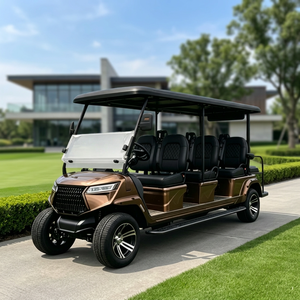 GRENTEK <b>Electric</b> Golf Cart 6 Seats Bronze Utility Vehicle for Golf Course and Off-Road Use& Non-Public Road Use - Product Image 3