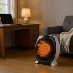 Radiateur soufflant électrique 1200W avec élément chauffant PTC, 3 modes, protection contre la surchauffe, pour bureau et domicile - Product Image 2