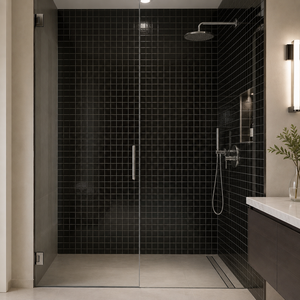 Mosaïque en granit poli Galaxy Noir Absolu 2x2 au design moderne, marque UNION, durable pour les villas et les espaces de luxe - Product Image 4