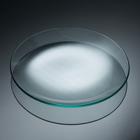 Vente en gros d'assiettes à fruits rectangulaires ovales et rondes en verre clair, plat, grande assiette de présentation pour mariage, maison, plats en forme de cœur