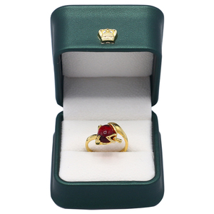 factory wholesale high-end Pu leather jewelry box wedding ring box