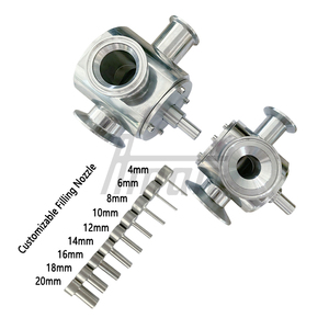 เครื่องบรรจุของเหลวแบบกึ่งอัตโนมัติ พร้อมสายพานลำเลียงและถังพัก ใช้ลม 220V ใช้งานง่าย รับประกัน 1 ปี - Product Image 2