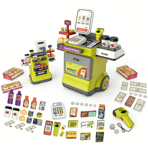 Juguete de Caja Registradora para Niños, Escáner de Supermercado, Canasta de Compras, Juego de Imitación de Mercado, Juguetes Educativos - Product Image 2