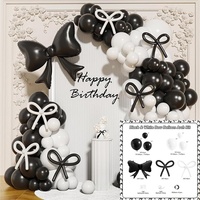 Kit de Vaisselle pour Fête d'Anniversaire, Décoration Scénique avec Arche de Ballons et Guirlande de Ballons pour Mariage et Magasin, Décorations de Table de Qualité