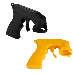 Spray Gun Handle Pintura Cuidados Aerossol Pistola Pulverização Handle Com Full Grip Gatilho Bloqueio Collar Carro Manutenção Spray Adaptador