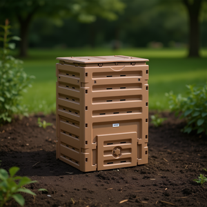 Compostador Marrón con 3 Años de Garantía, Funcionamiento Manual, Aireador de Compostaje para Jardín - Product Image 2