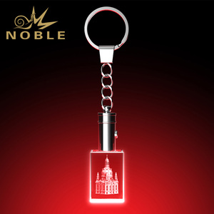 Llavero de Cristal Grabado con Diseño Personalizado, Hecho a Mano, con LED, del <span class=keywords><strong>Humboldt</strong></span> Forum de Berlín, Alemania - Product Image 5