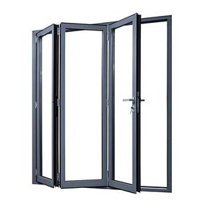 कारखाने वाणिज्यिक एल्यूमीनियम स्टोरफ्रंट प्रवेश द्वार द्वि-गुना स्लाइडिंग ग्लास स्टेनलेस स्टील फाइबर ग्लास स्क्रीन नेटवर्क - Product Image 1