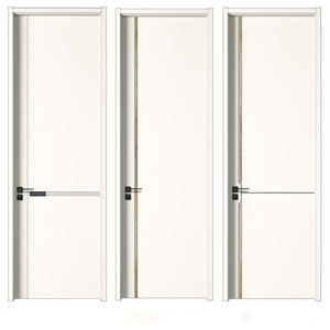 Nouvelle conception 2026 – <span class=keywords><strong>Porte</strong></span> intérieure de chambre d'hôtel en bois massif mélaminé, insonorisée, finition minimaliste, personnalisable en usine - Product Image 5
