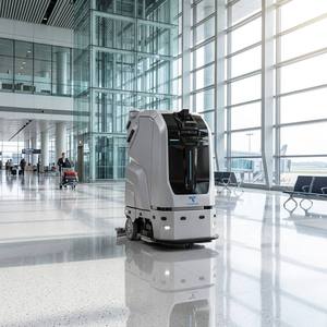 Nouveau robot autonome autopropulsé de nettoyage de sols TN70 Heavy Duty AI, machine de nettoyage sans conducteur CleanHorse pour aéroport - Product Image 3