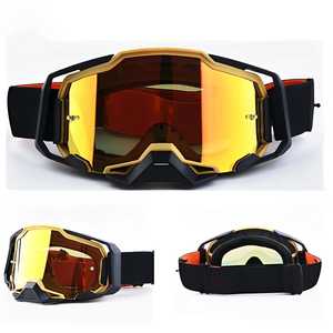 Vente en gros de lunettes de sport, bande élastique réglable, Motocross, usine, personnalisé, lunettes de Moto coupe-vent Mx Dirt Bike, lunettes de Moto - Product Image 1
