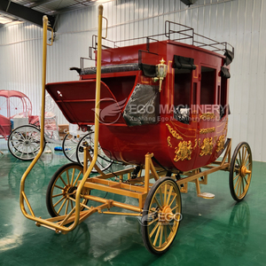 2025 New Style Horse-drawn Stamp Carriage Mail <b>coach</b> China Horse Drawn Carriage Special Transportation Horse Drawn - Product Image 3