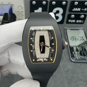 Reloj Mecánico Automático 0701 Negro con Esfera de Cerámica, de Lujo, Ultraligero y Ultrafino, con Tourbillon, Resistente al Agua, para Hombre - Product Image 1