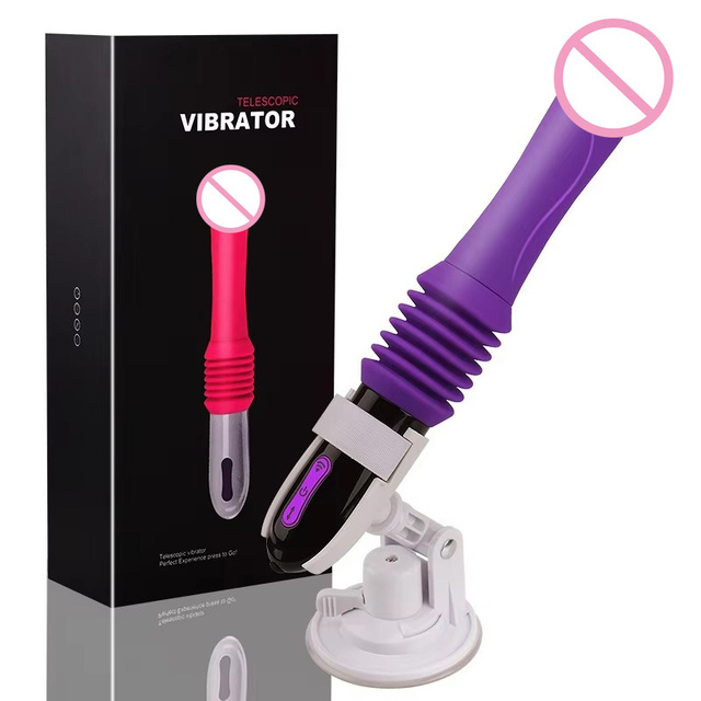 Av Wand Vibrator 10 Frequency Vibration Telescopic Portable Sex Machine Vaginal Stimulator Soft Silicone+ABS 100% Waterproof