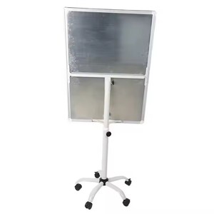 Support de tableau blanc mobile en aluminium 70*100cm pour hôpital, tableau blanc mobile sécurisé pour enfants, tableau à roulettes - Product Image 6