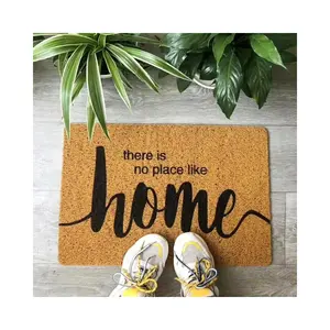 Front Plain Door Mat Inside For Painting Funny Blank Entrance Indoor Tapis De Sol Wholesale Plain Coir Door Mats