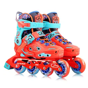 Factory selling professional inline speed skates kids slalom skate 4 wheels freestyle hard boot roller skates for youth