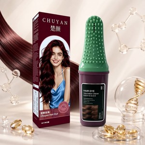 Crema de Tinte para el Cabello OEM en Oferta, 200 ml, Color Borgoña, Aplicador con Peine, Nutritiva, Calidad de Salón - Product Image 1