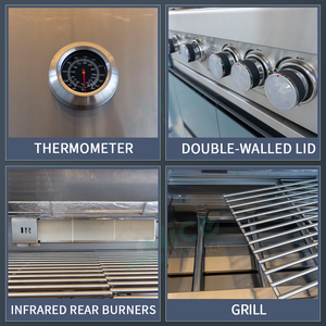 Cuisine extérieure modulaire, portable, vente directe d'usine, idéale pour les îlots de <span class=keywords><strong>barbecue</strong></span> d'hôtel et les grils de cuisine extérieure - Product Image 5