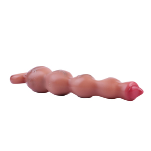 Vibrador de silicona, cuentas anales, masajeador de próstata masculino, juguete sexual de entrenamiento Anal para hombres y mujeres, Estimulación del punto G para principiantes