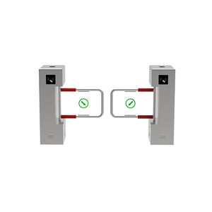 HCW Porte de tourniquet de contrôle d'accès biométrique intelligent OEM/ODM 304ss Anti-talonnage Contrôle de sécurité de reconnaissance d'empreintes digitales à 2 voies - Product Image 1