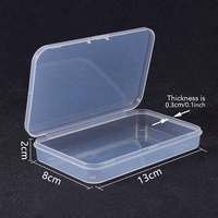 Vente en gros de boîtes en plastique PP transparentes conçues sur mesure de haute qualité pour bracelets de bonbons, emballage de bijoux de lunettes